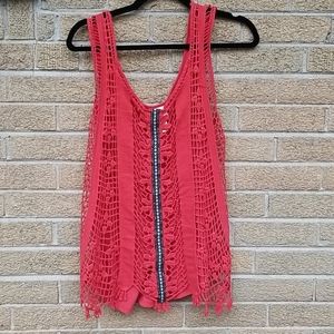 Daytrip See Thru Crochet Tank